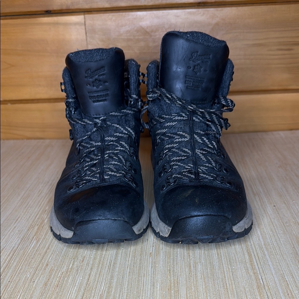 Danner Black Hiking Boots with Gray Accents